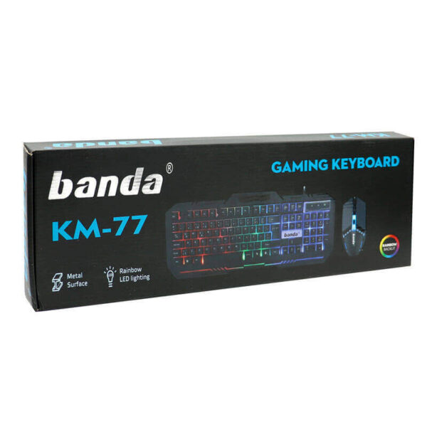 Banda KM 77 RGB Keyboard Mouse Set 4 1 1 1