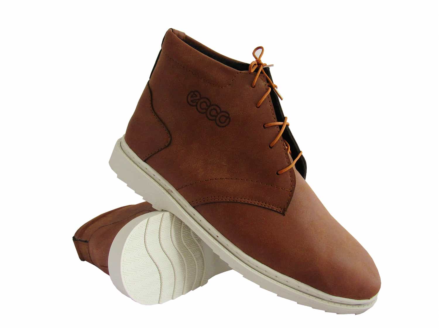 کفش ساقدار مردانه Brown ecco 1 کفش ساقدار مردانه Brown ecco