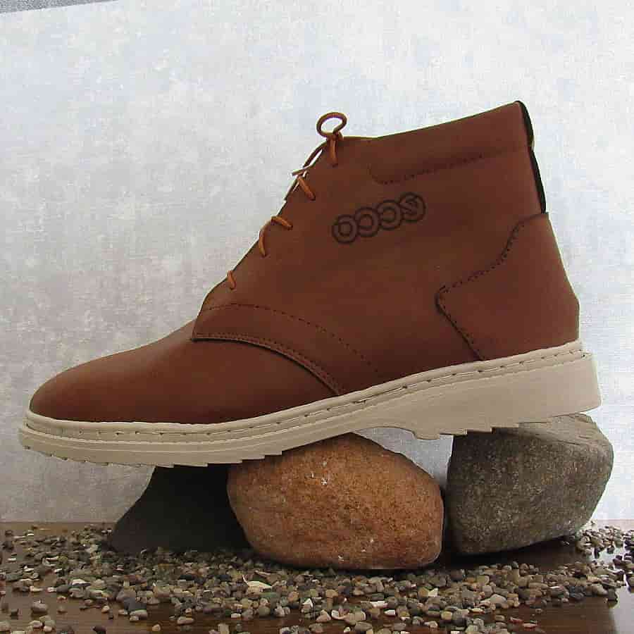کفش ساقدار مردانه Brown ecco 2 کفش ساقدار مردانه Brown ecco